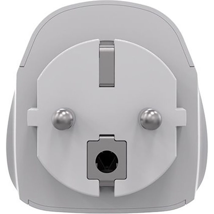 Універсальний дорожній перехідник GEMBIRD Travel Plug Adapter World to EU White (A-AC-EUMINTF)