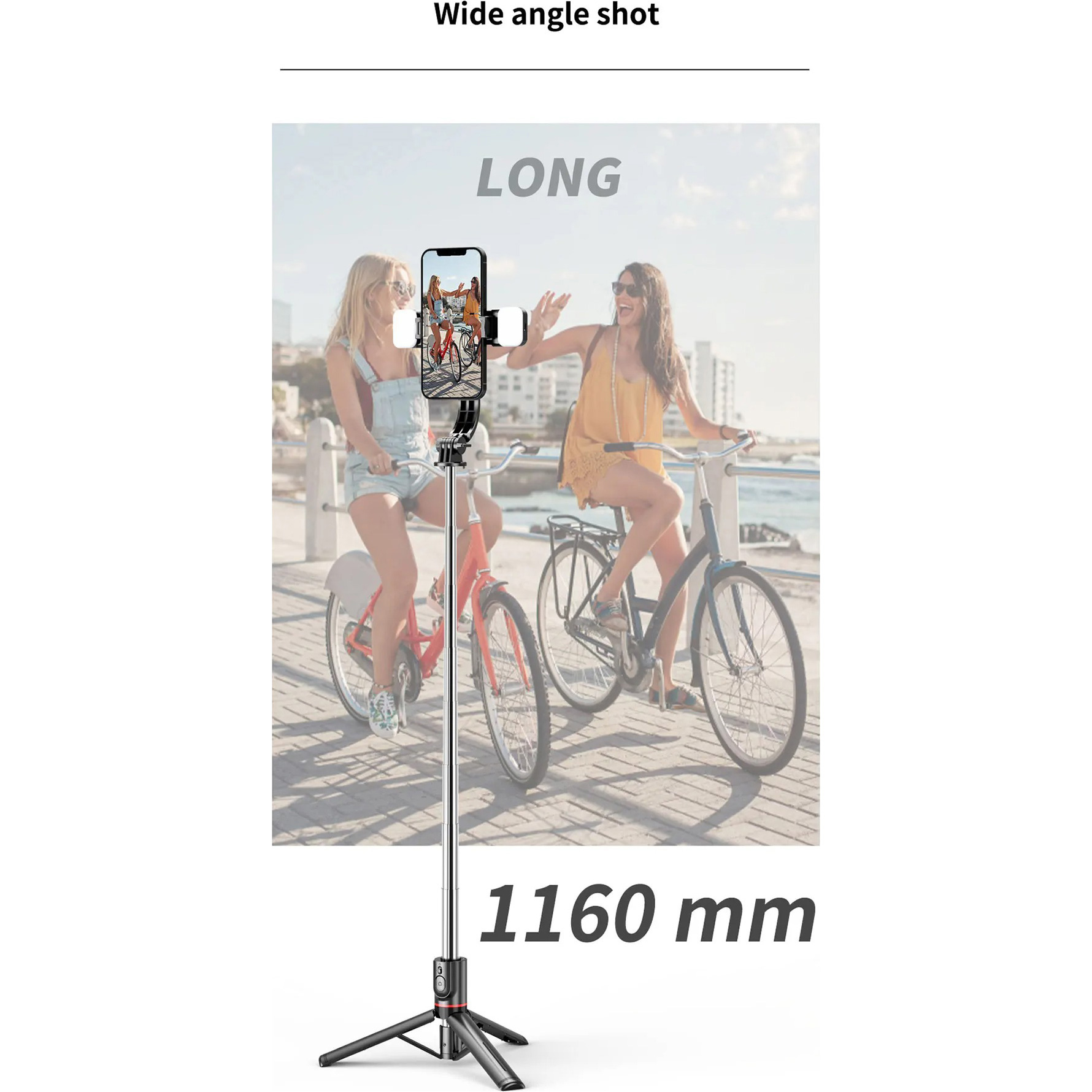 Штатив PULUZ L13d Detachable Fill Light TriPod Selfie Stick Phone Holder (EDA0032622)