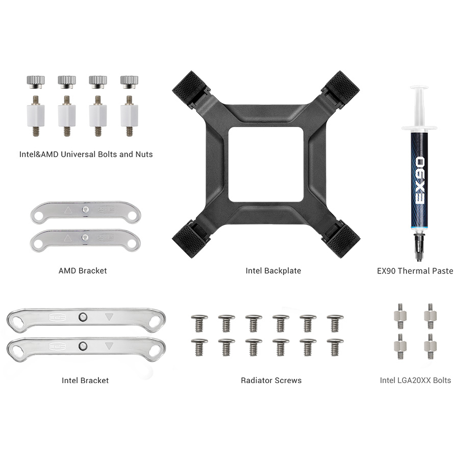 Система водяного охлаждения PCCOOLER DA360 Pro ARGB White (DA360PRO-WHAWXX-GL)