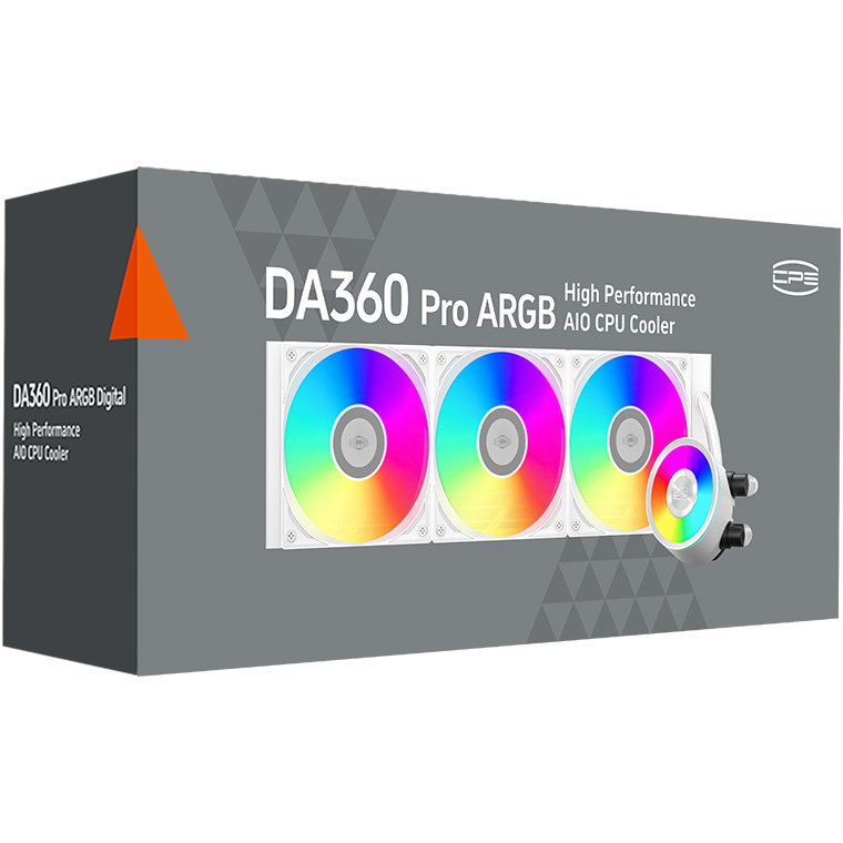 Система водяного охлаждения PCCOOLER DA360 Pro ARGB White (DA360PRO-WHAWXX-GL)
