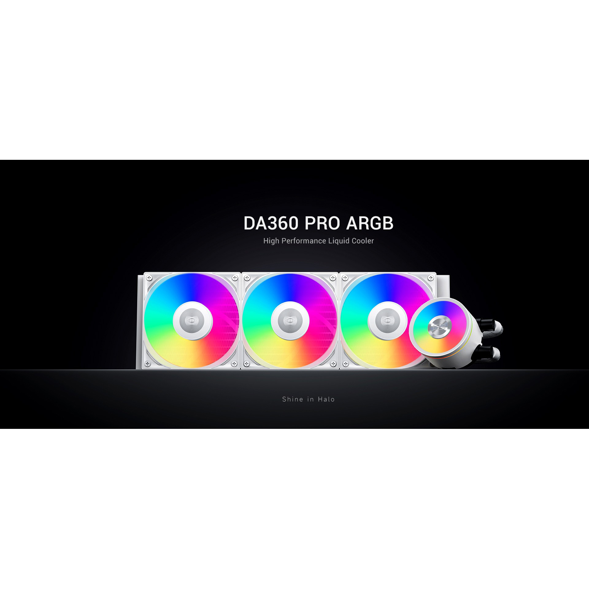 Система водяного охлаждения PCCOOLER DA360 Pro ARGB White (DA360PRO-WHAWXX-GL)