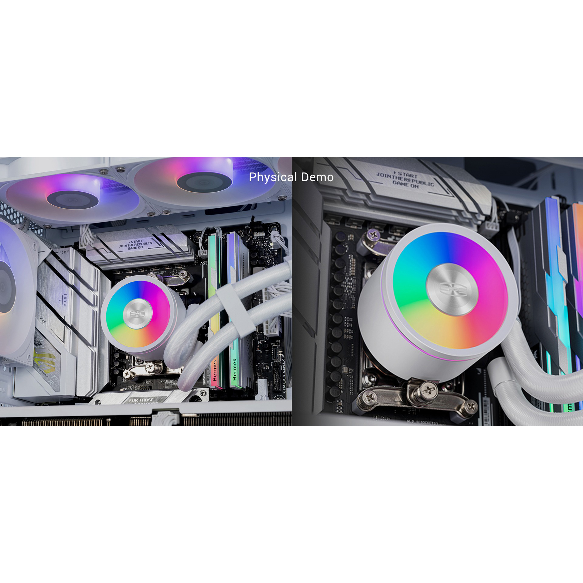 Система водяного охлаждения PCCOOLER DA360 Pro ARGB White (DA360PRO-WHAWXX-GL)