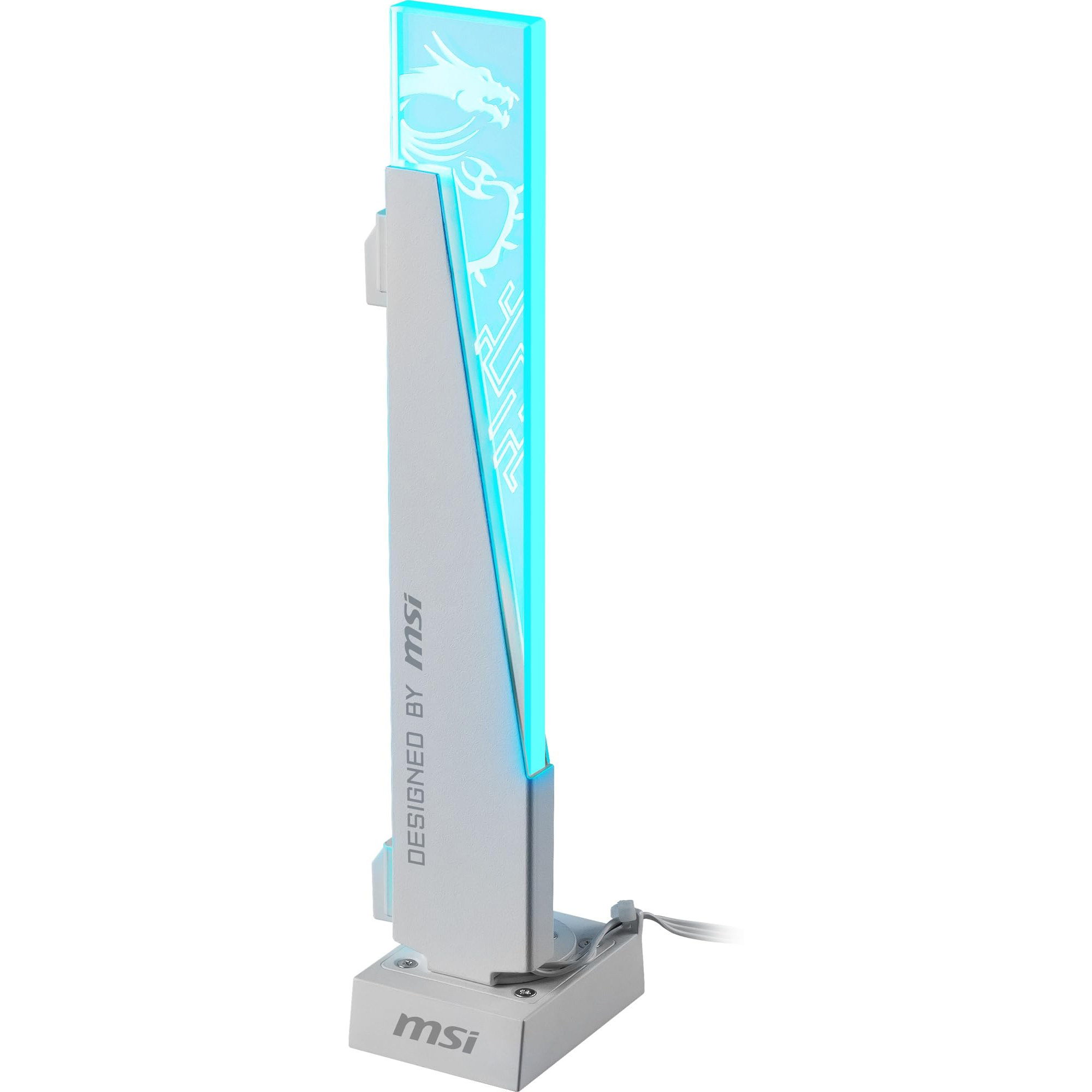 Держатель для видеокарты MSI MPG ARGB Graphics Card Stand White