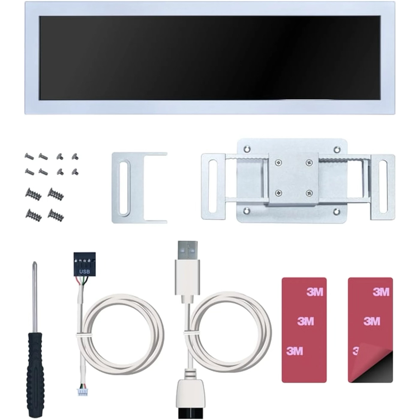 Дисплей универсальный LIAN LI 8.8" Universal Screen Mount White (G89.SM088W.00)