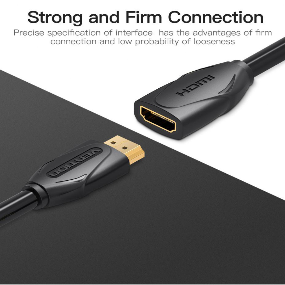 Кабель-удлинитель VENTION HDMI 1м Black (VAA-B06-B100)
