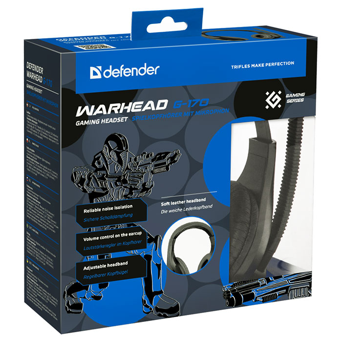 Наушники геймерские DEFENDER Warhead G-170 (64114)