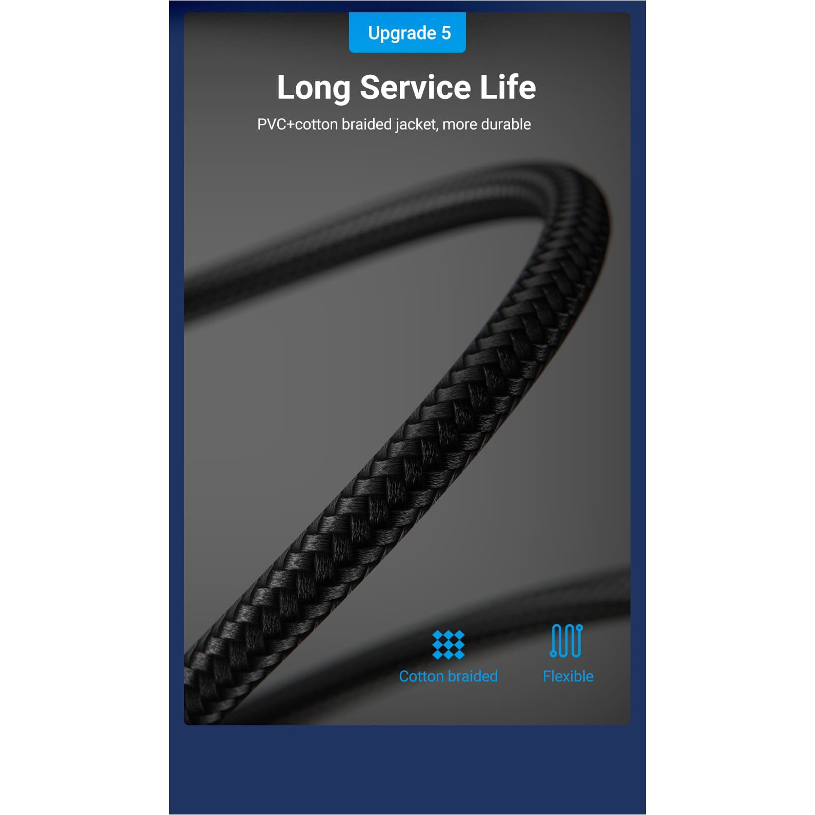 Патч-корд VENTION SSTP Cat.8 CU 1м Black (IKGBF)