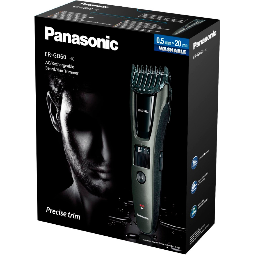 Триммер для бороды и усов PANASONIC ER-GB60