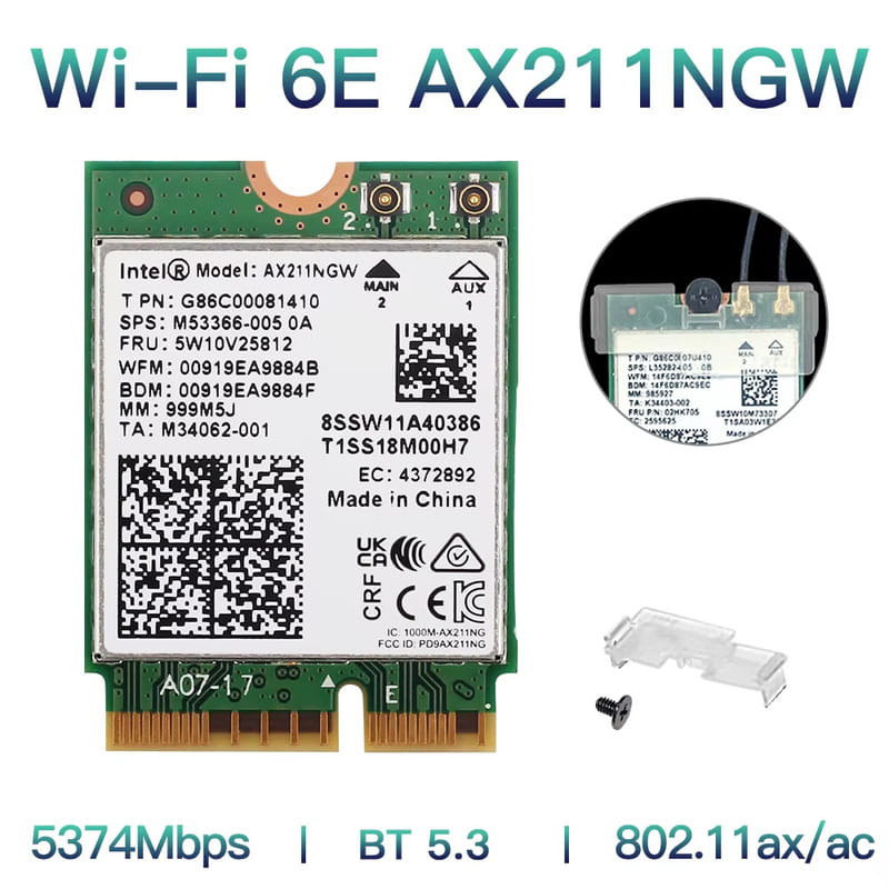 Wi-Fi адаптер FENVI AX211NGW