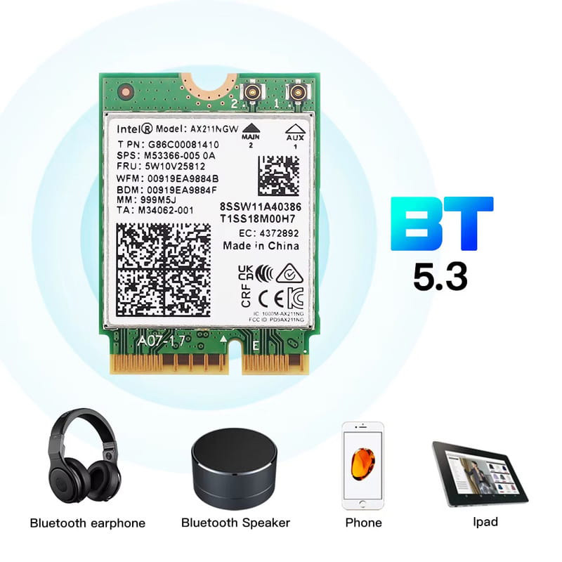 Wi-Fi адаптер FENVI AX211NGW
