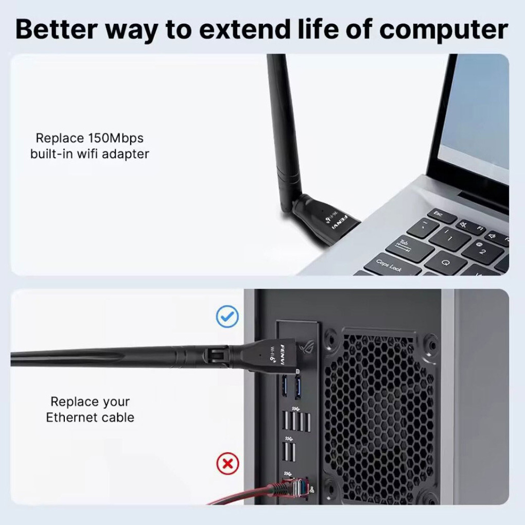Wi-Fi адаптер FENVI FU-AX300 Pro