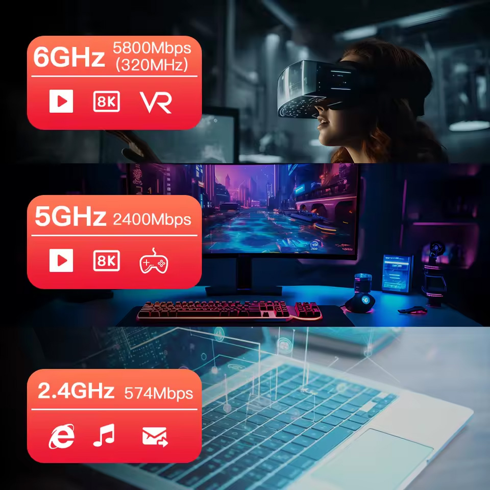 Wi-Fi адаптер FENVI FV-BE8800 Pro