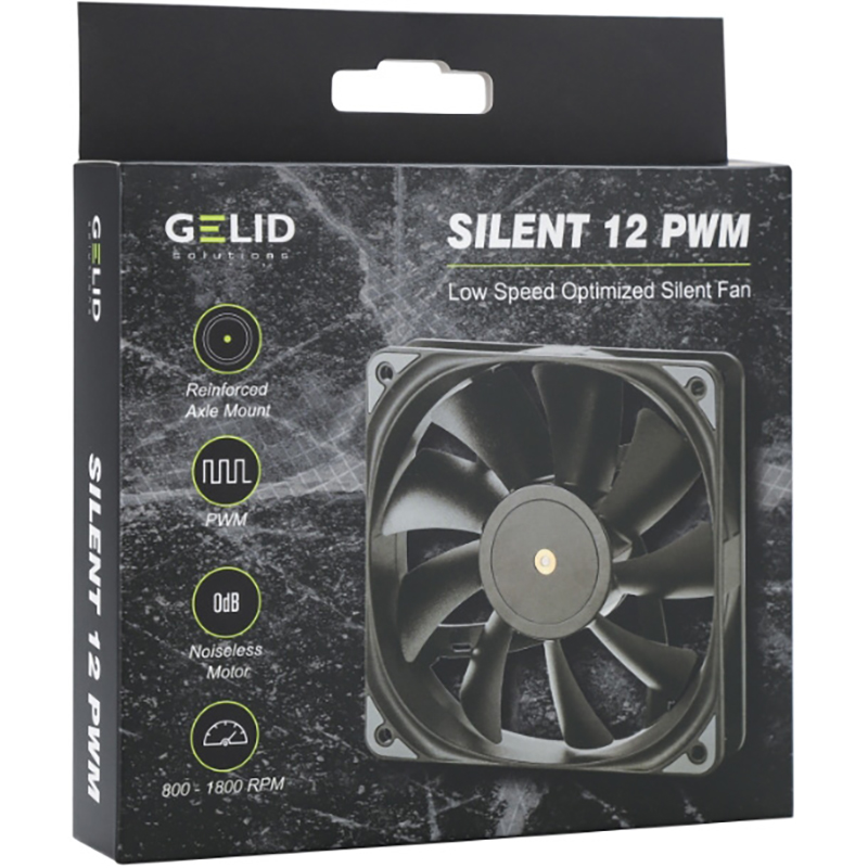 Вентилятор GELID SOLUTIONS Silent 12 PWM Black (FN-PX12-18)