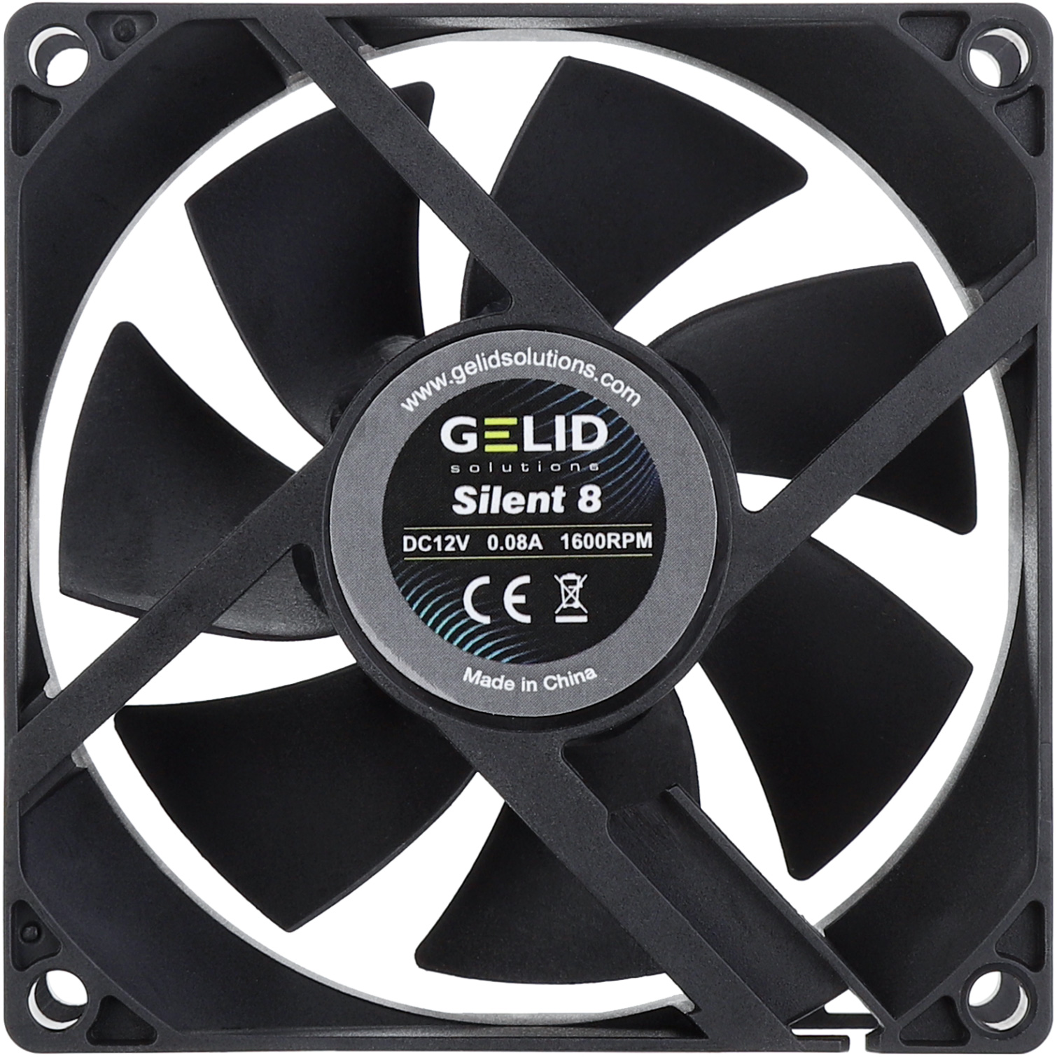 Вентилятор GELID SOLUTIONS Silent 8 Black (FN-PX08-16)