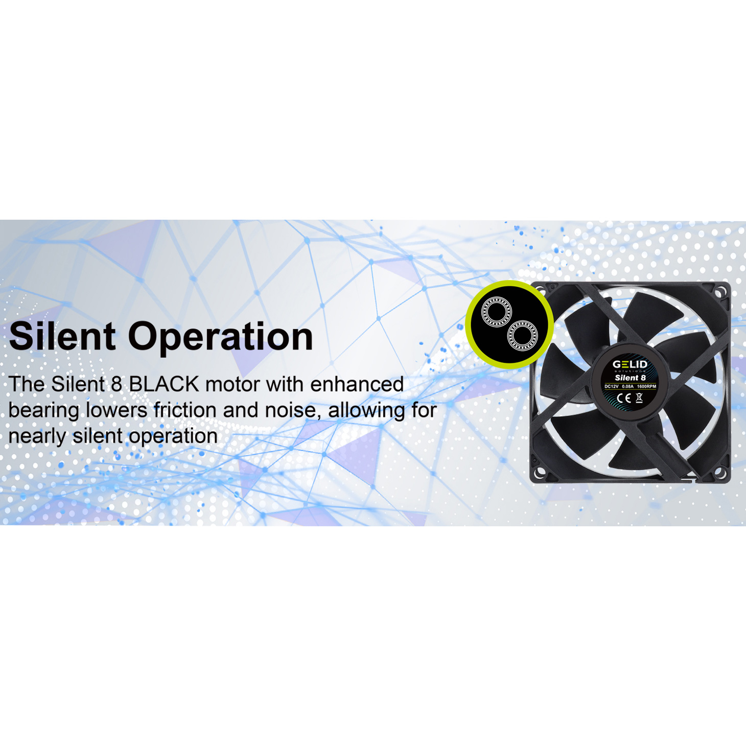 Вентилятор GELID SOLUTIONS Silent 8 Black (FN-PX08-16)
