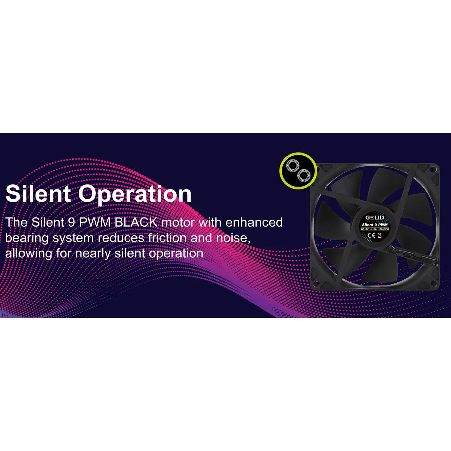 Вентилятор GELID SOLUTIONS Silent 9 PWM Black (FN-PX09-21)