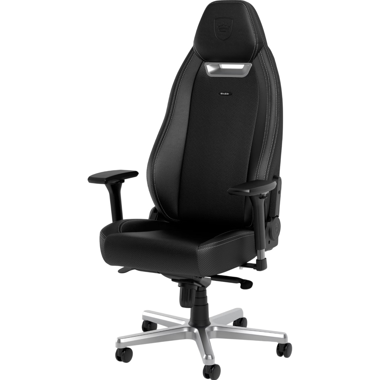 Крісло геймерське NOBLECHAIRS Legend Silver Edition (NBL-LGD-PU-XXV)