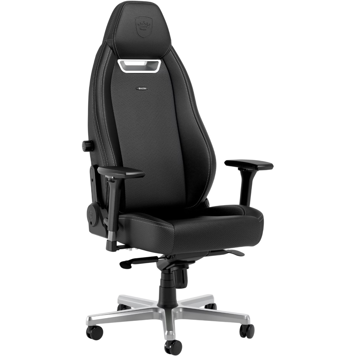 Крісло геймерське NOBLECHAIRS Legend Silver Edition (NBL-LGD-PU-XXV)