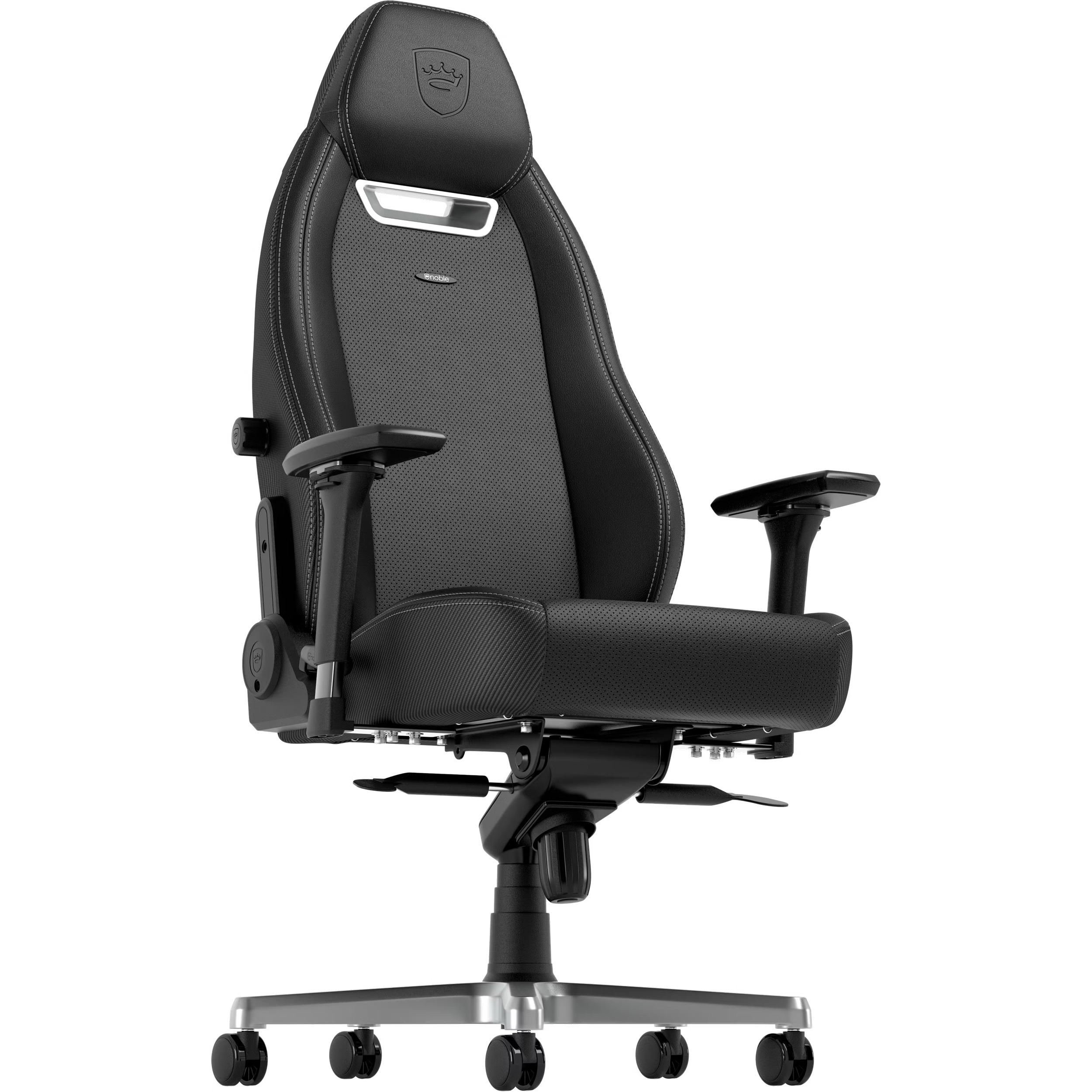 Крісло геймерське NOBLECHAIRS Legend Silver Edition (NBL-LGD-PU-XXV)