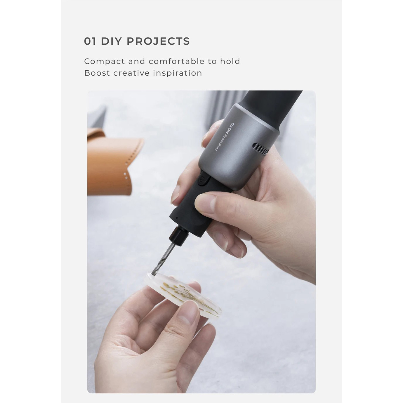 Багатофункціональний інструмент (гравер) HOTO 35-In-1 Rotary Tool Kit QWLDM001
