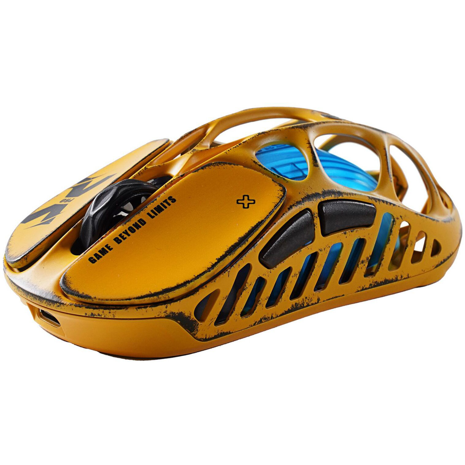 Мышь игровая GRAVASTAR Mercury X Pro Special Edition Battle-Worn Yellow