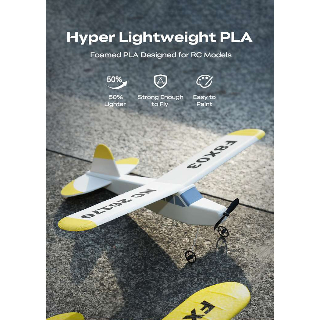 Пластик (філамент) для 3D принтера CREALITY Hyper Lightweight PLA 1.75mm, 1кг, Black (3301010556)