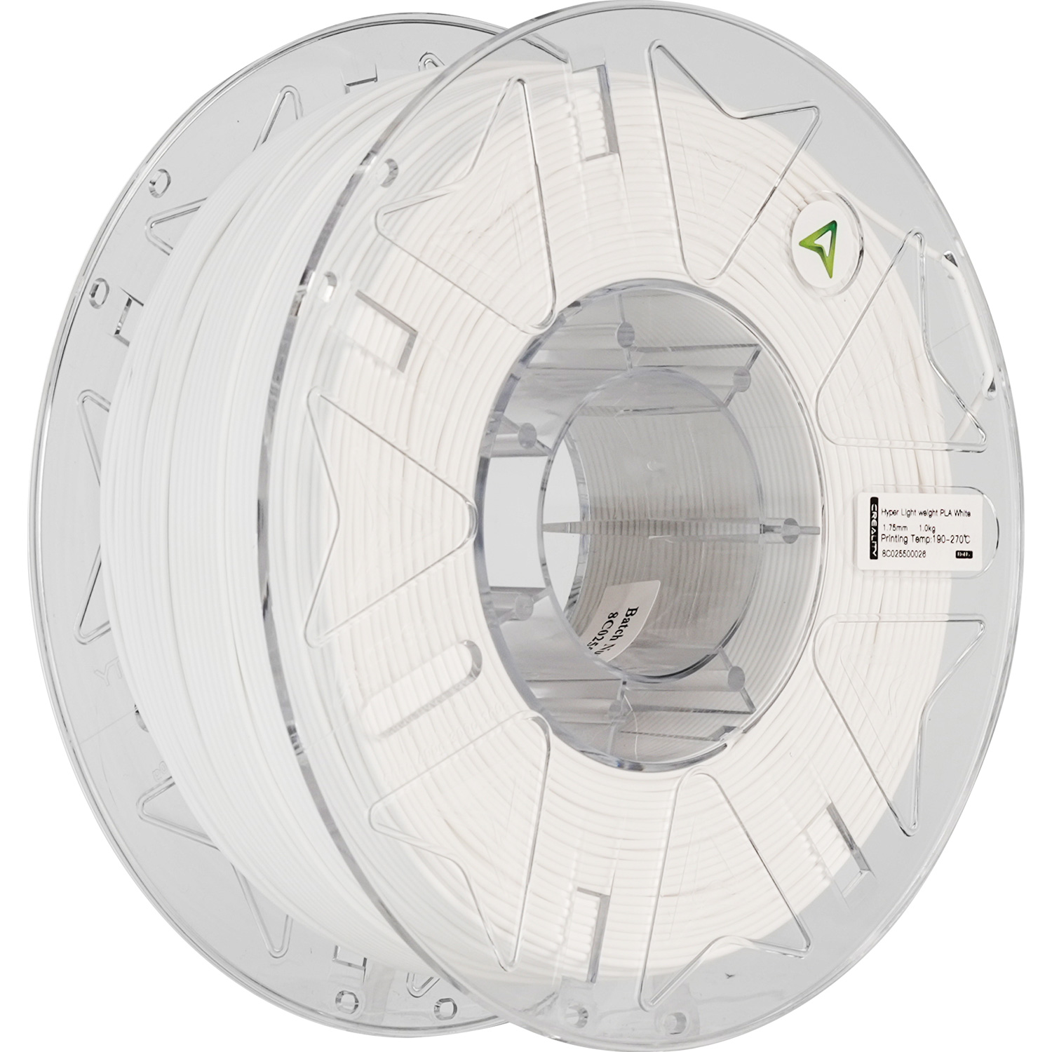 Пластик (філамент) для 3D принтера CREALITY Hyper Lightweight PLA 1.75mm, 1кг, White (3301010555)