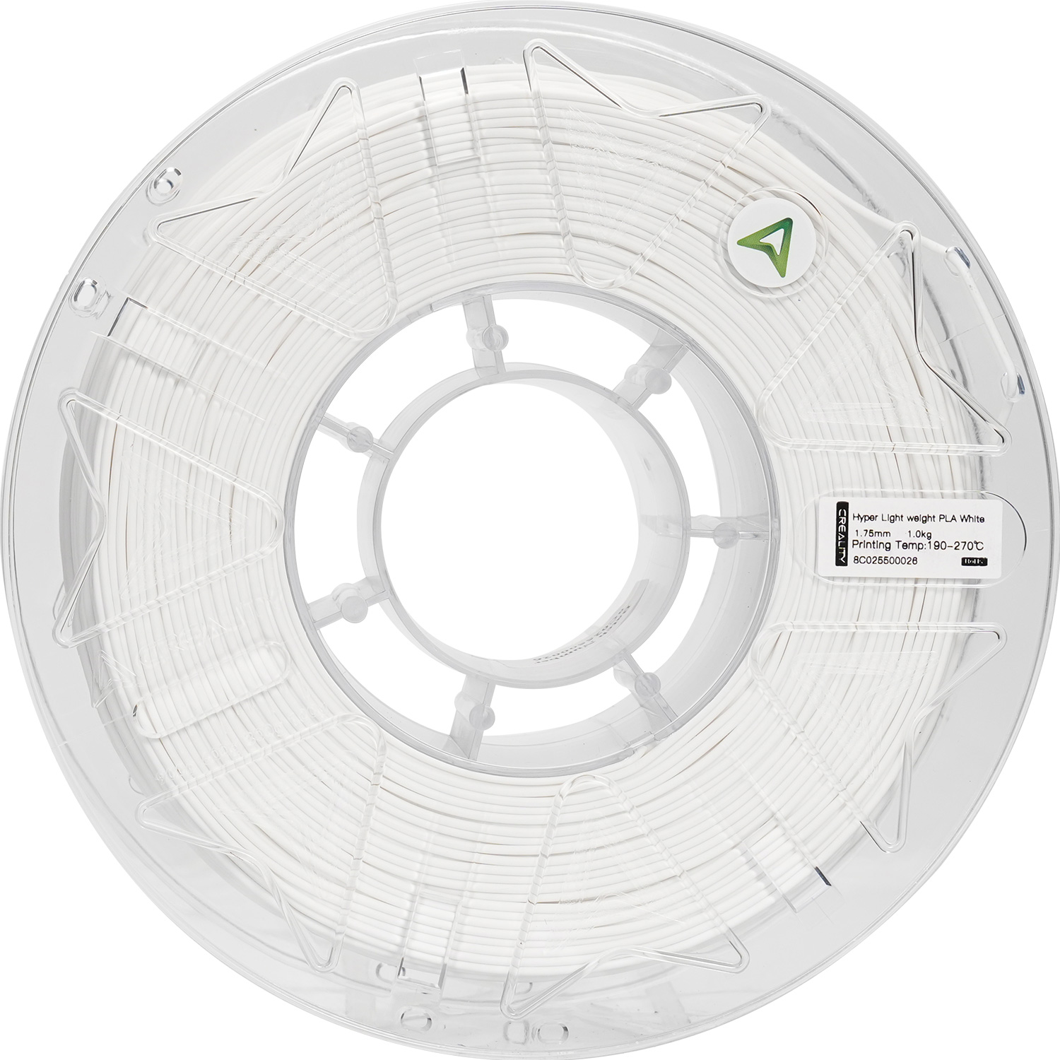 Пластик (філамент) для 3D принтера CREALITY Hyper Lightweight PLA 1.75mm, 1кг, White (3301010555)