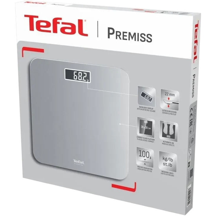Напольные весы TEFAL Premiss Gray (PP1801V0)