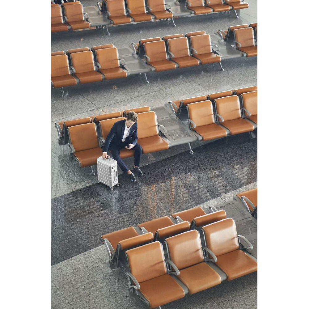 Чемодан XIAOMI Metal Carry-on Luggage Silver 31л