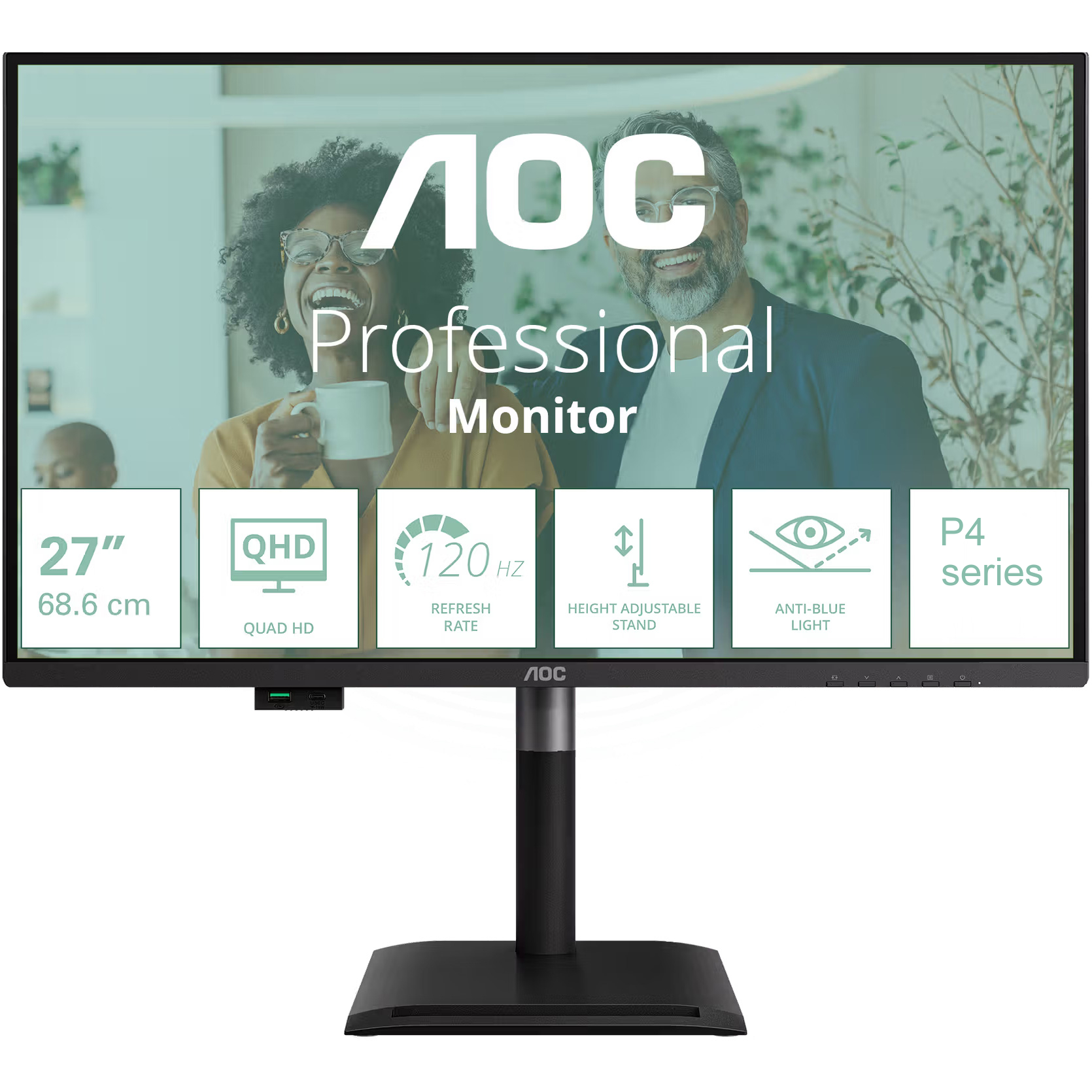 Монітор 27" AOC Q27P4CV