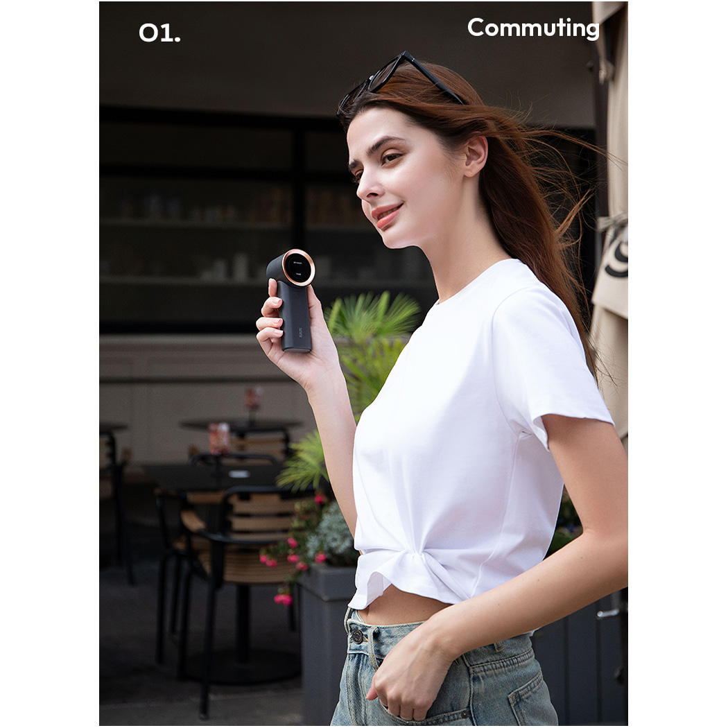 Портативний ручний вентилятор Xiaomi SOTHING Turbo Handheld Fan - Engine SE Apricot White