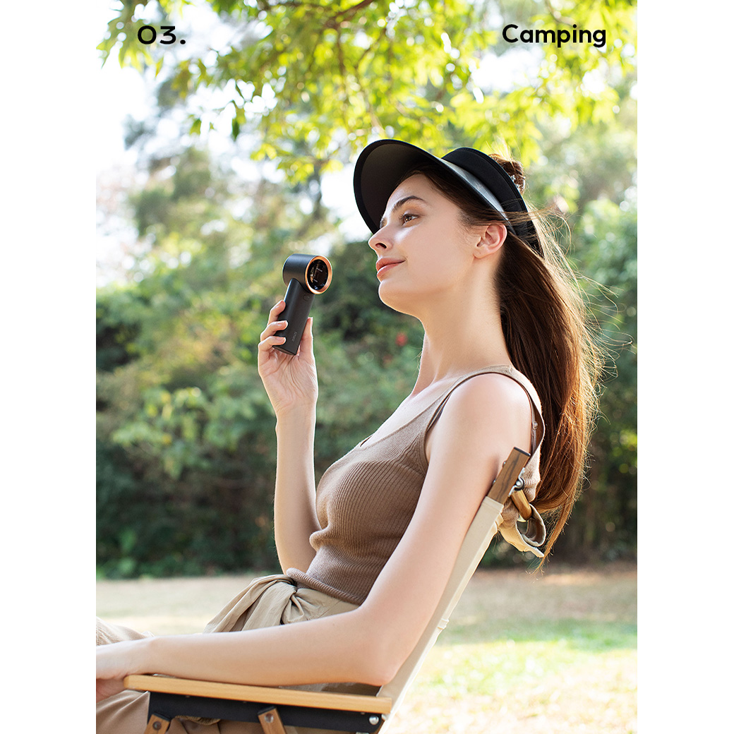 Портативний ручний вентилятор Xiaomi SOTHING Turbo Handheld Fan - Engine SE Apricot White
