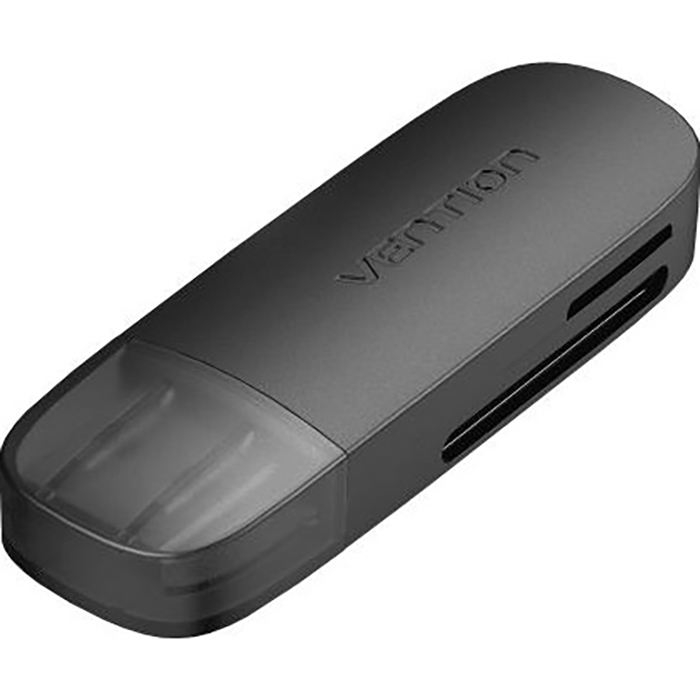 Кардрідер VENTION USB3.0 SD+TF Card Reader Dual Drive Letter Black (CLGB0)