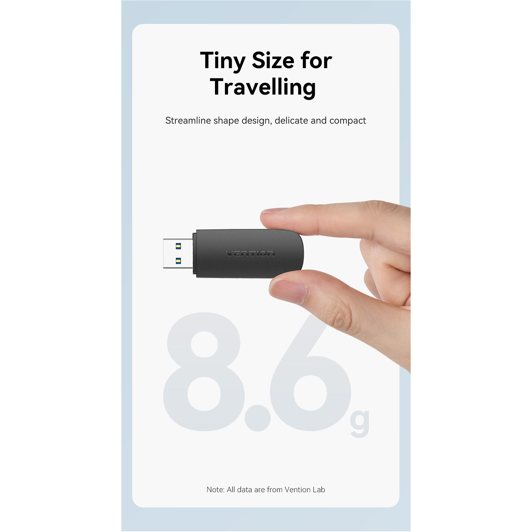 Кардрідер VENTION USB3.0 SD+TF Card Reader Dual Drive Letter Black (CLGB0)