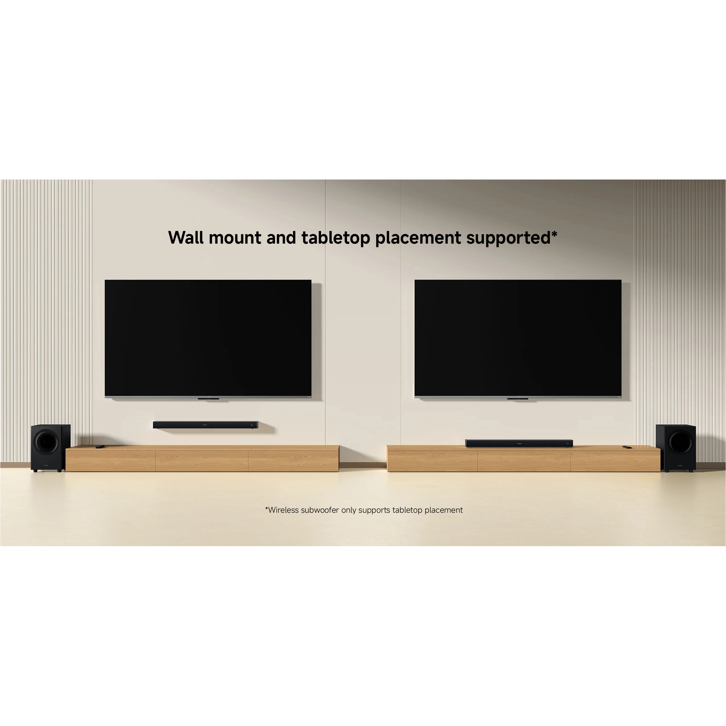 Саундбар з бездротовим сабвуфером XIAOMI Soundbar Pro 2.1ch NS4-EU Black (QBH4336EU)