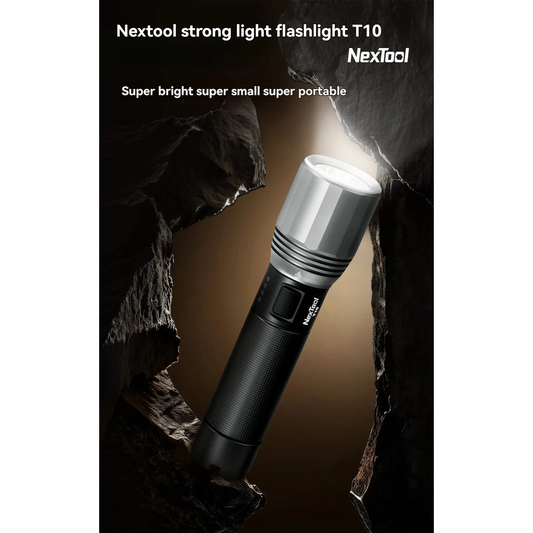 Фонарь NEXTOOL Flashlight T10 Black (NE20343)