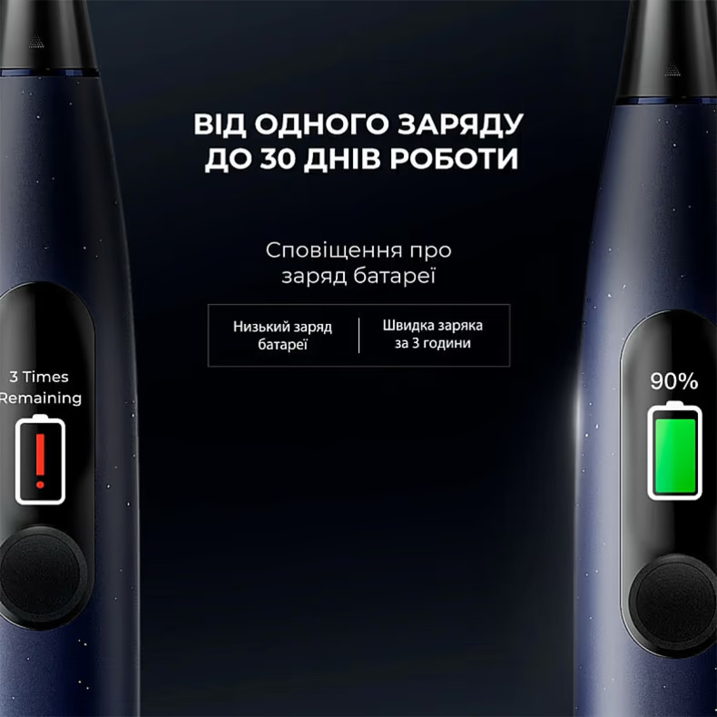 Электрическая зубная щётка OCLEAN X Plus Pro Didgital Blue