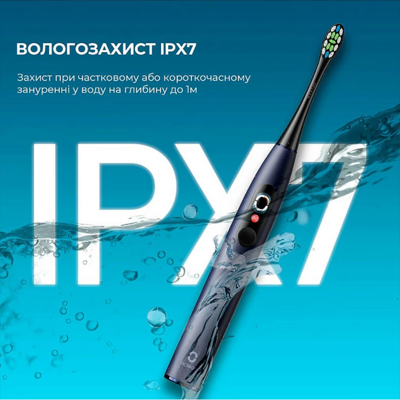 Электрическая зубная щётка OCLEAN X Plus Pro Didgital Blue
