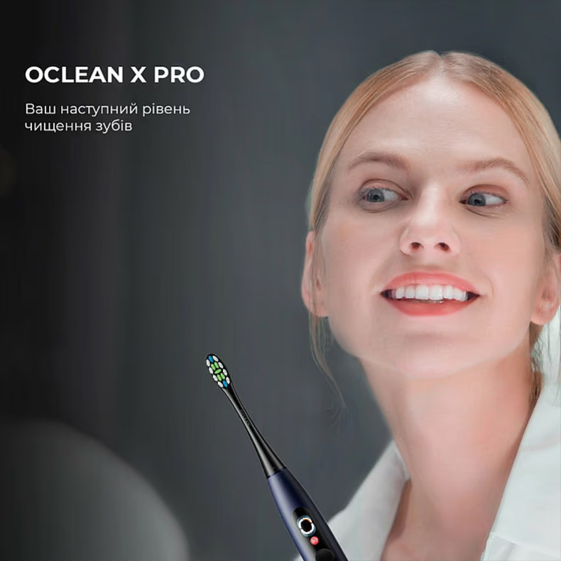 Электрическая зубная щётка OCLEAN X Plus Pro Didgital Blue