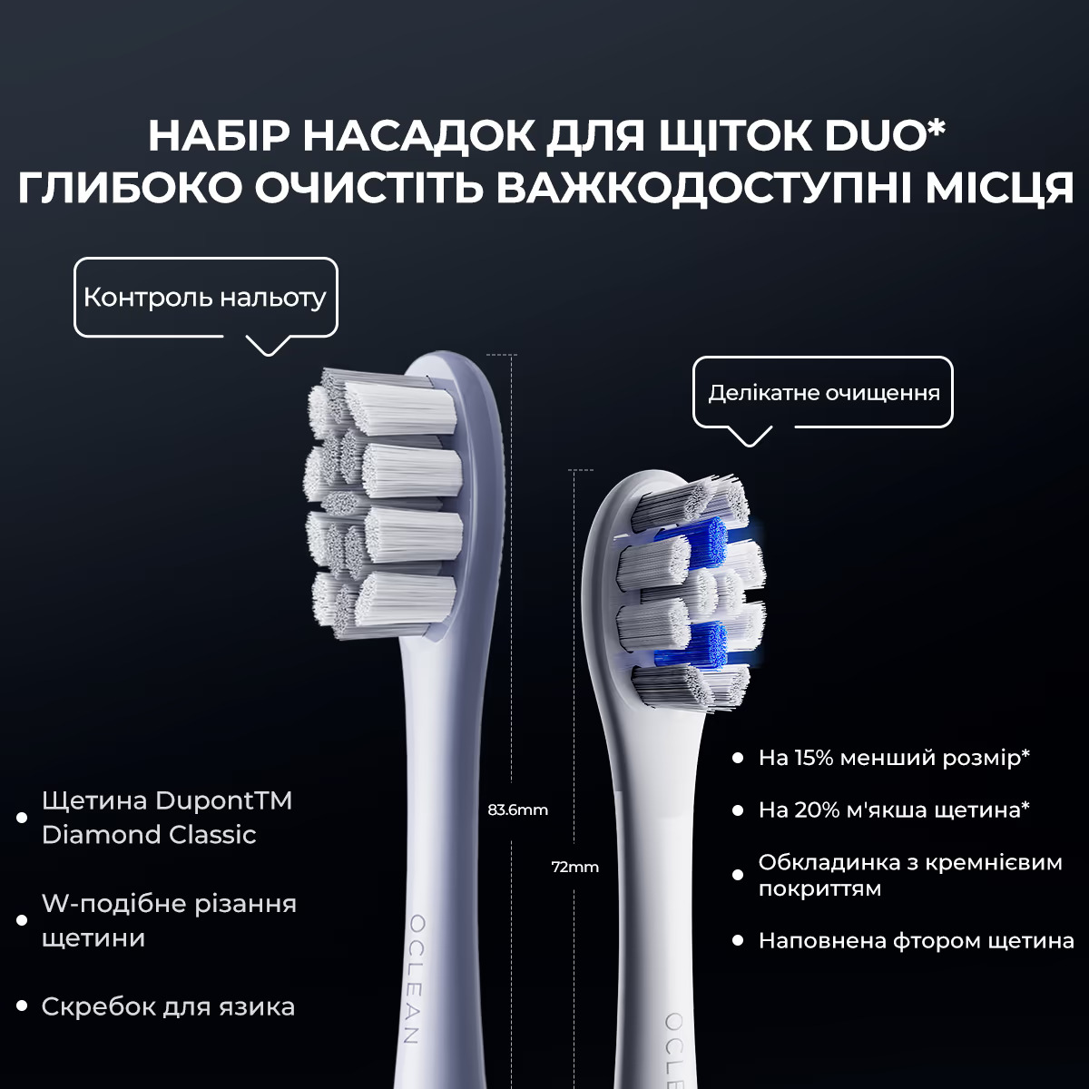 Электрическая зубная щётка OCLEAN X Plus Pro Didgital Silver