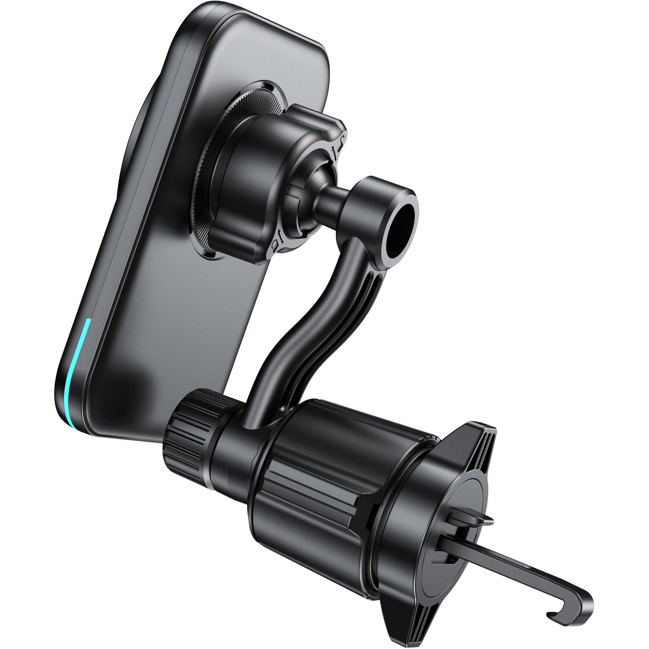 Автотримач з бездротовою зарядкою CHOETECH T231-F Qi2 MagLeap Wireless Car Charger 15W (T231-F-101XACBK)