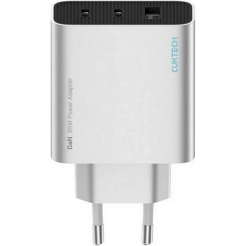 Зарядное устройство CUKTECH 65W GaN 2C1A Gray
