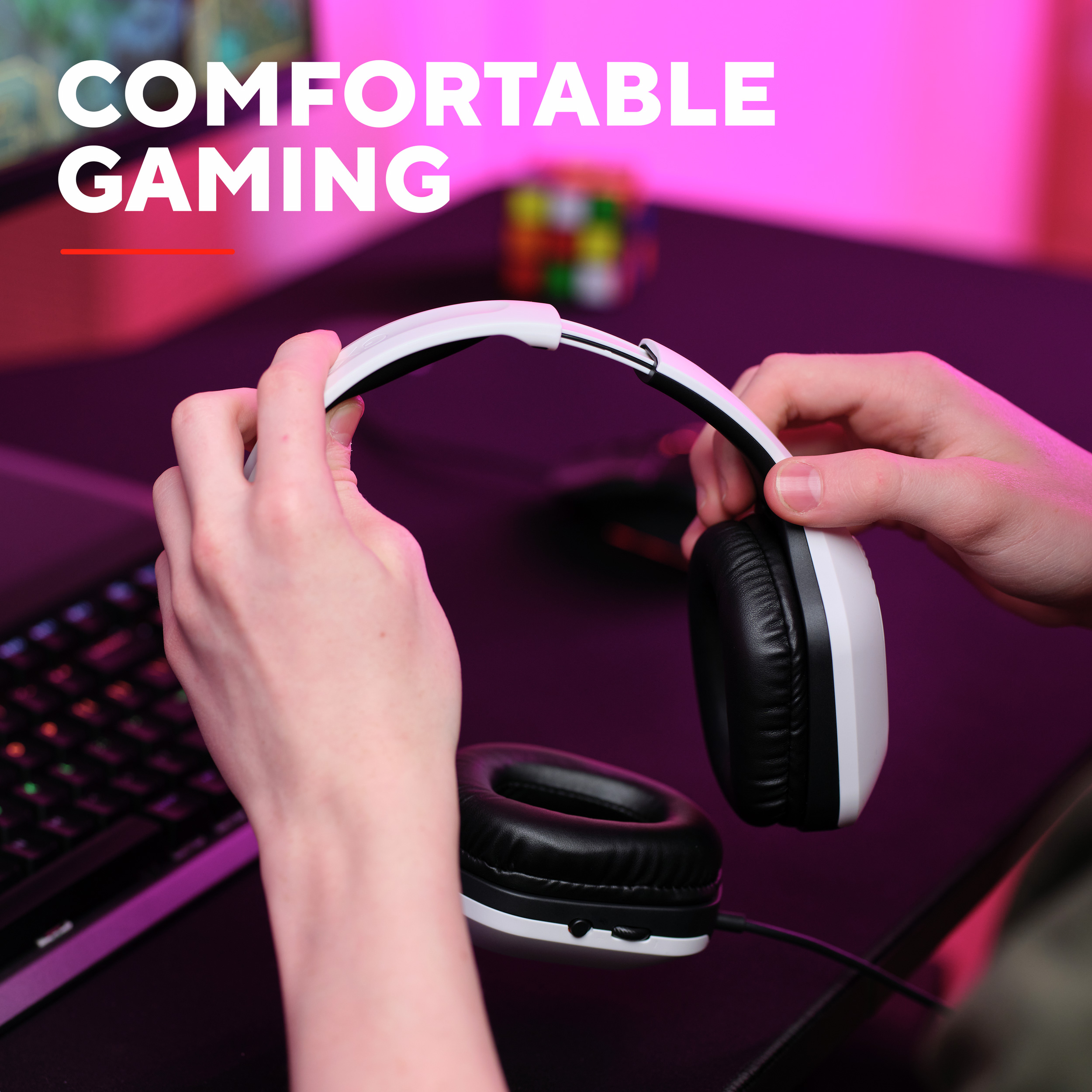 Навушники геймерскі TRUST Gaming GXT 415W Zirox White (25147)
