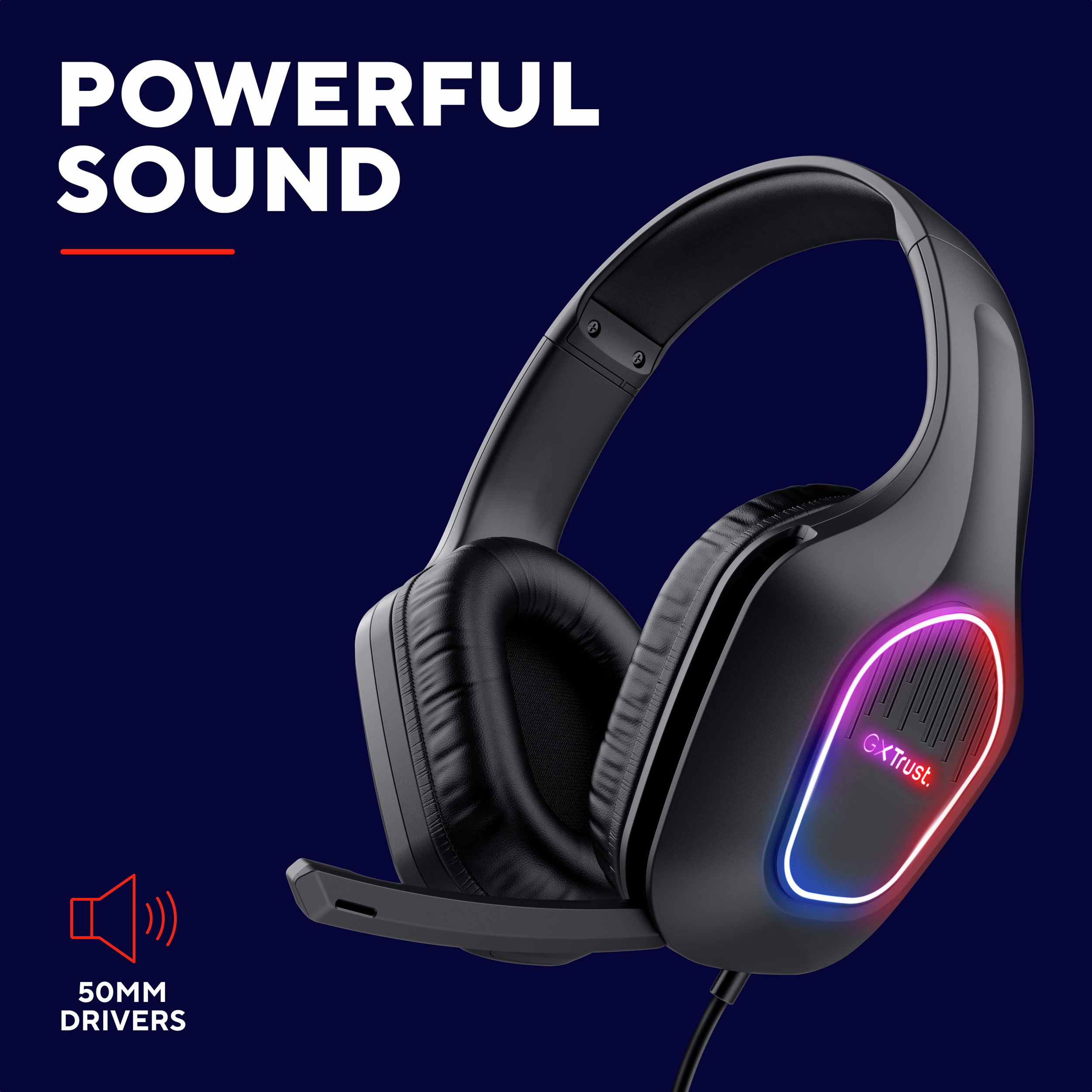Навушники геймерскі TRUST Gaming GXT 416 Zirox Black (25331)