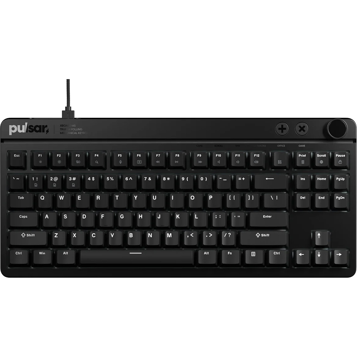 Клавіатура PULSAR Xboard MS TKL Cherry MX2A Red Switch Black