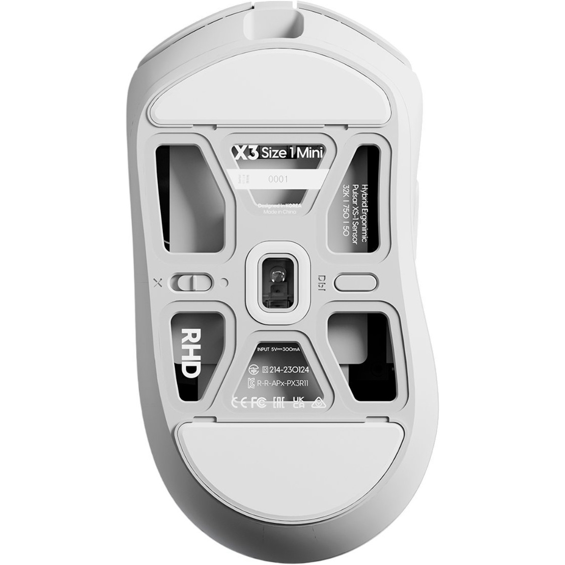 Мышь игровая PULSAR X3 Mini White