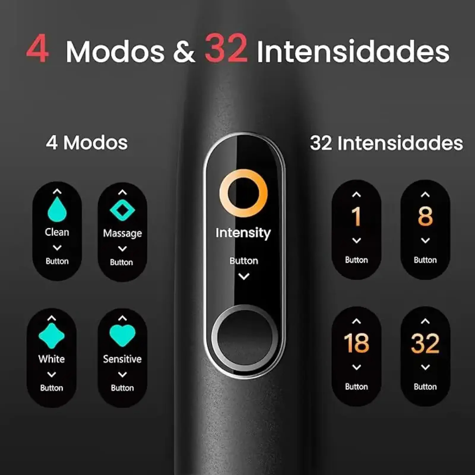 Электрическая зубная щётка OCLEAN X Pro Elite Premium Set Black