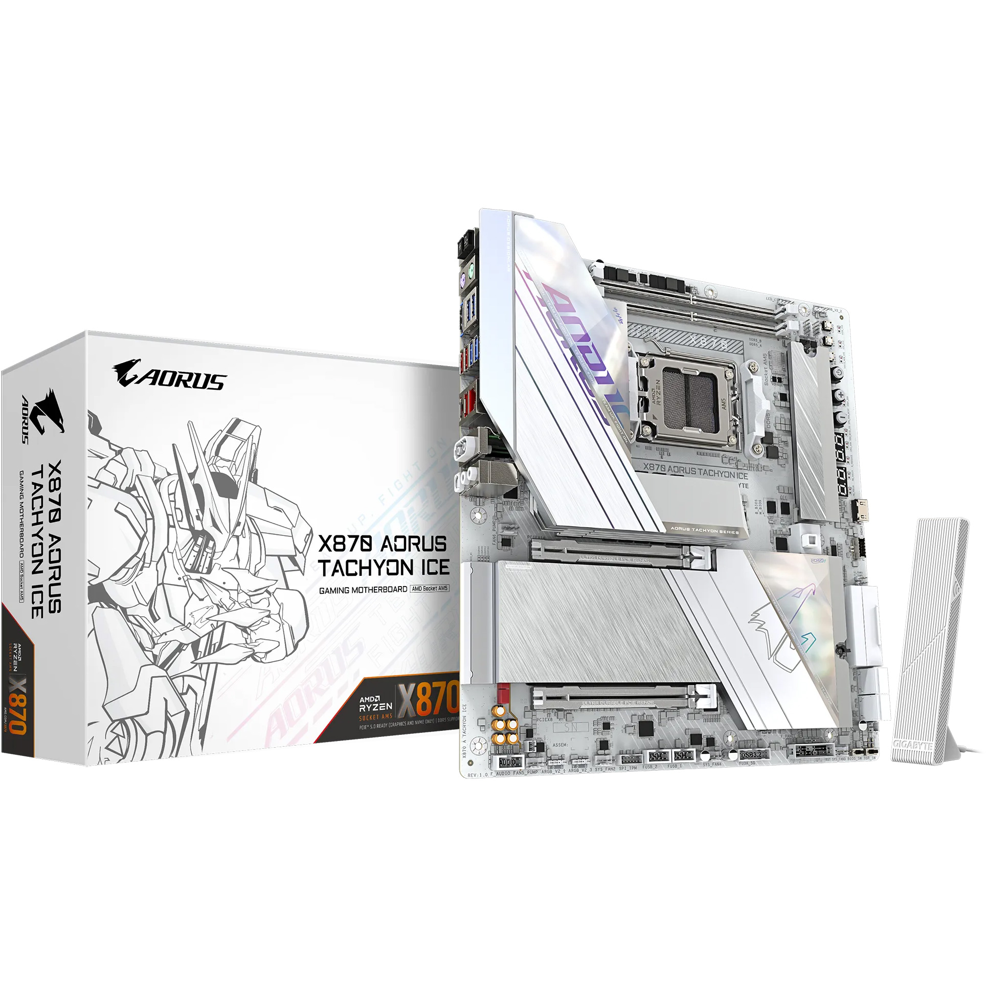 Материнская плата Gigabyte AORUS X870 Tachyon Ice