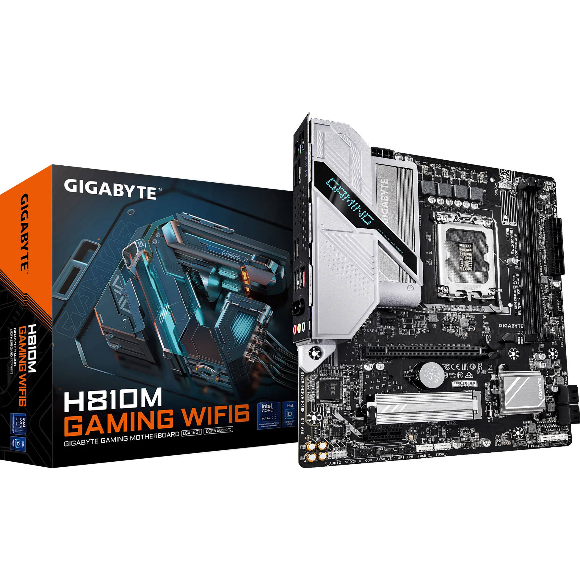 Материнская плата GIGABYTE H810M Gaming WiFi6